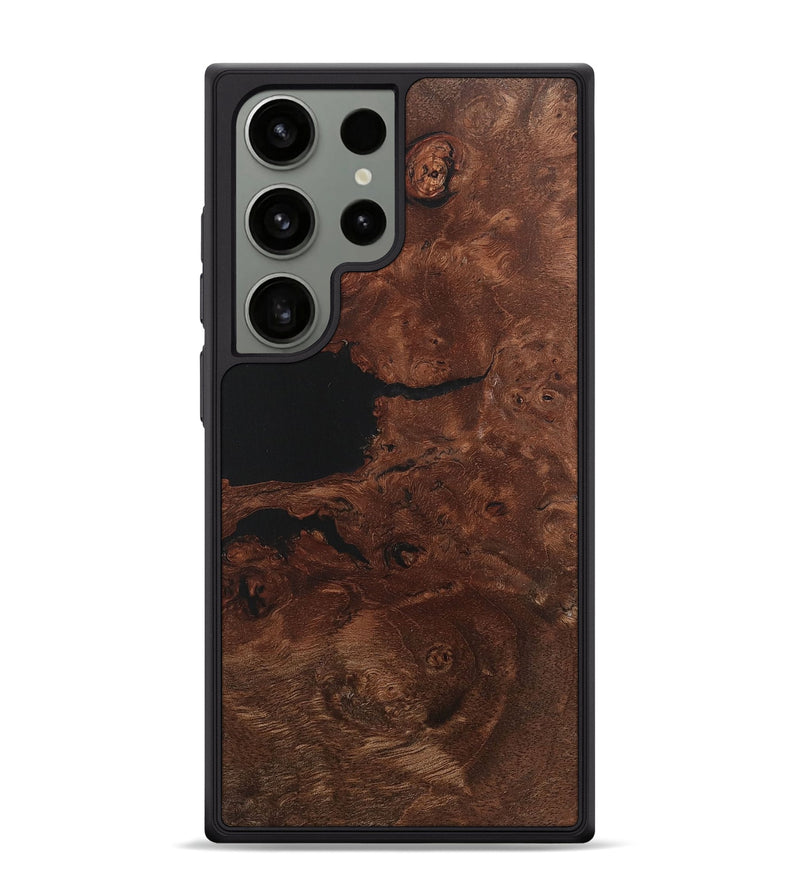 Galaxy S24 Ultra Wood+Resin Phone Case - Ethel (Wood Burl, 715140)