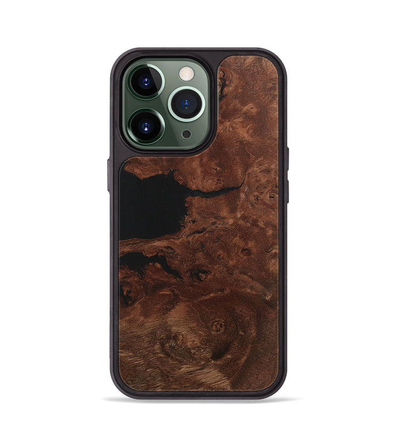 iPhone 13 Pro Wood+Resin Phone Case - Ethel (Wood Burl, 715140)