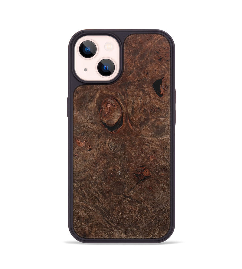 iPhone 14 Wood+Resin Phone Case - Lexi (Wood Burl, 715141)