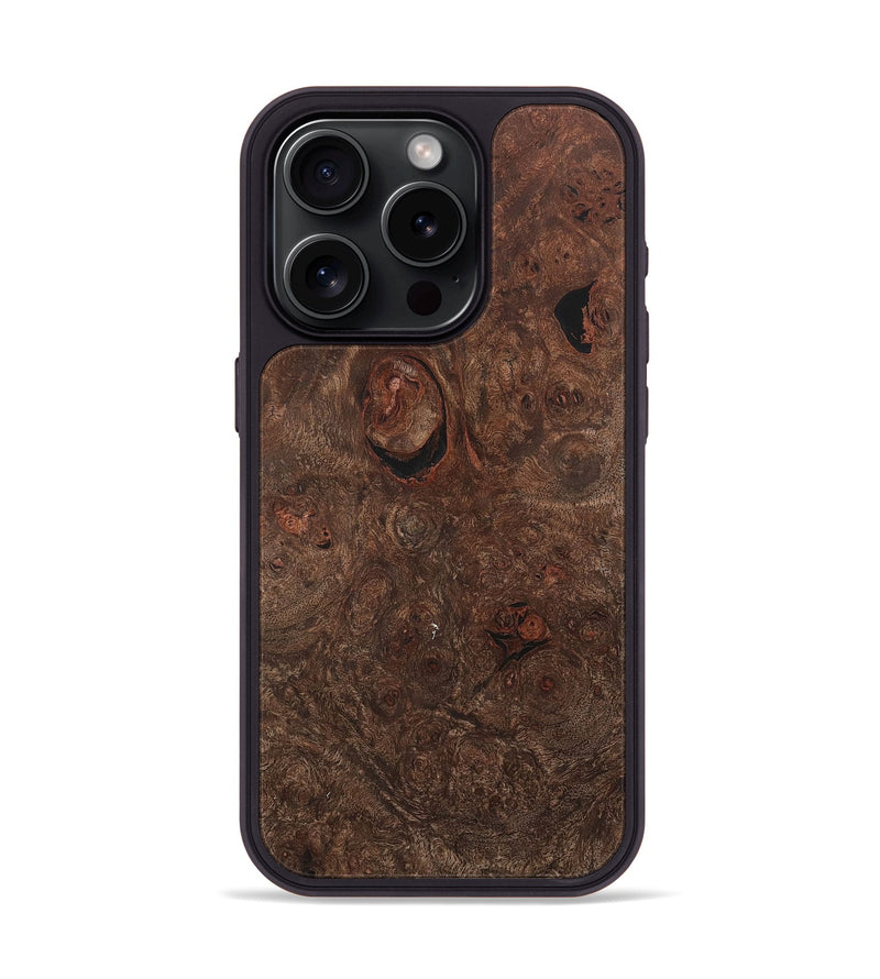 iPhone 15 Pro Wood+Resin Phone Case - Lexi (Wood Burl, 715141)