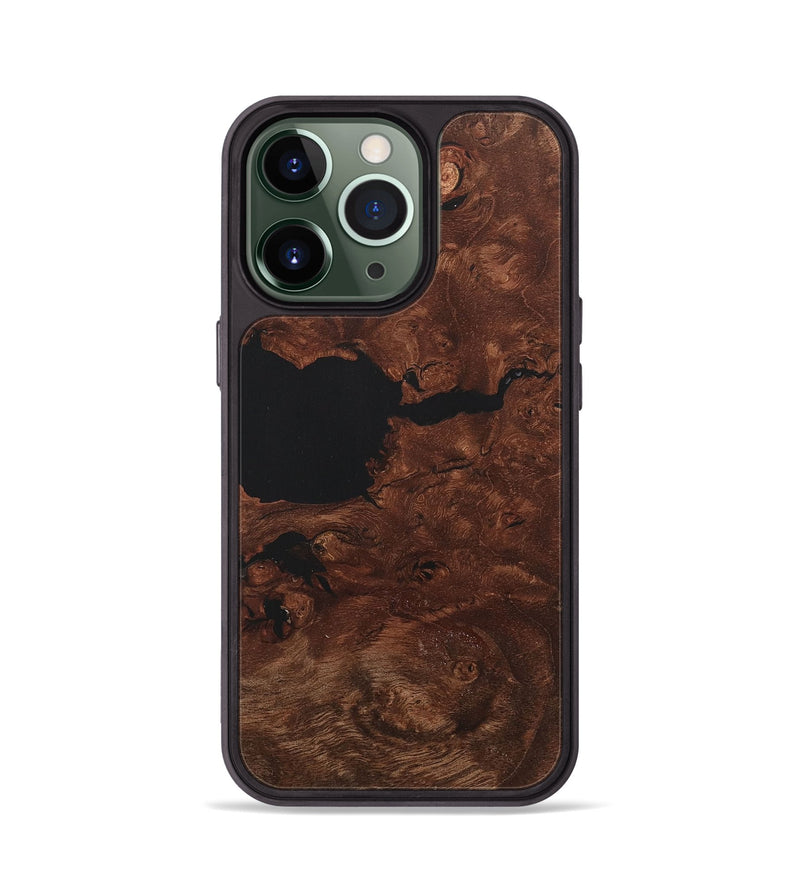 iPhone 13 Pro Wood+Resin Phone Case - Fredrick (Wood Burl, 715146)