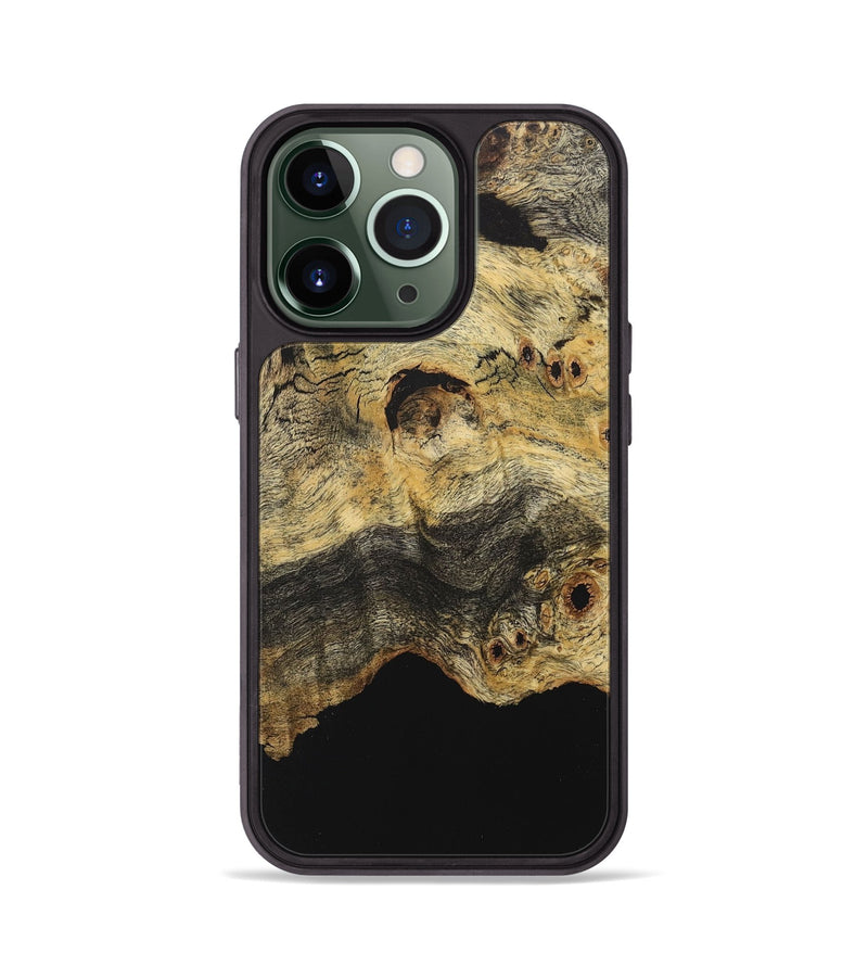 iPhone 13 Pro Wood+Resin Phone Case - Kira (Wood Burl, 715150)