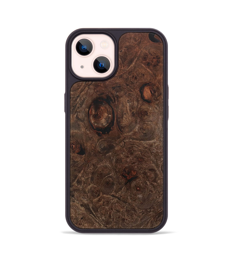 iPhone 14 Wood+Resin Phone Case - Lori (Wood Burl, 715169)