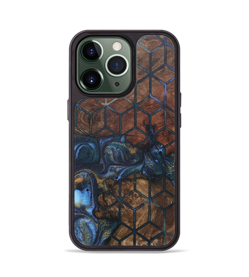 iPhone 13 Pro Wood+Resin Phone Case - Randal (Pattern, 715246)