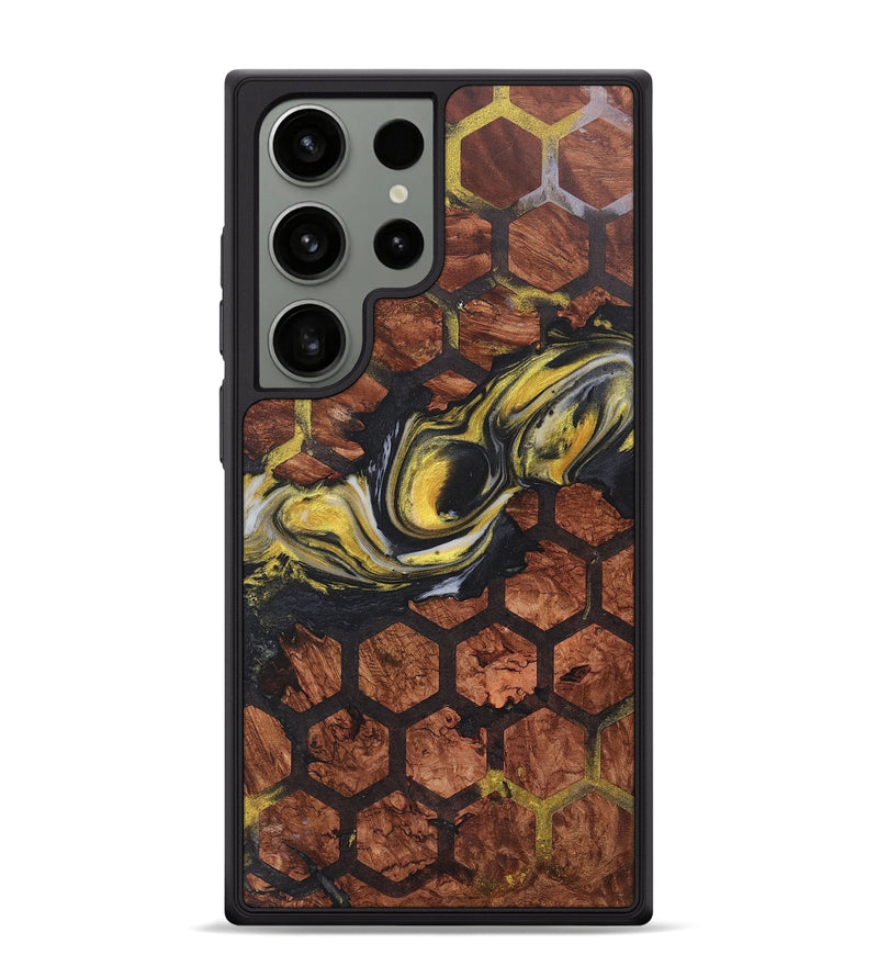 Galaxy S24 Ultra Wood+Resin Phone Case - Keisha (Pattern, 715252)