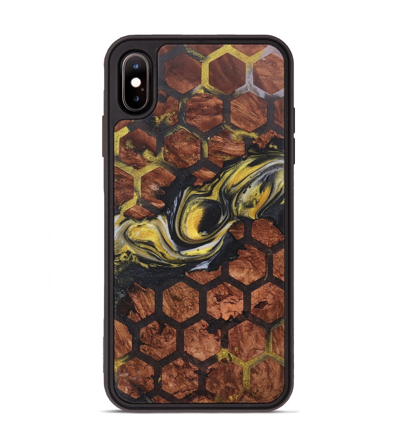 iPhone Xs Max Wood+Resin Phone Case - Keisha (Pattern, 715252)