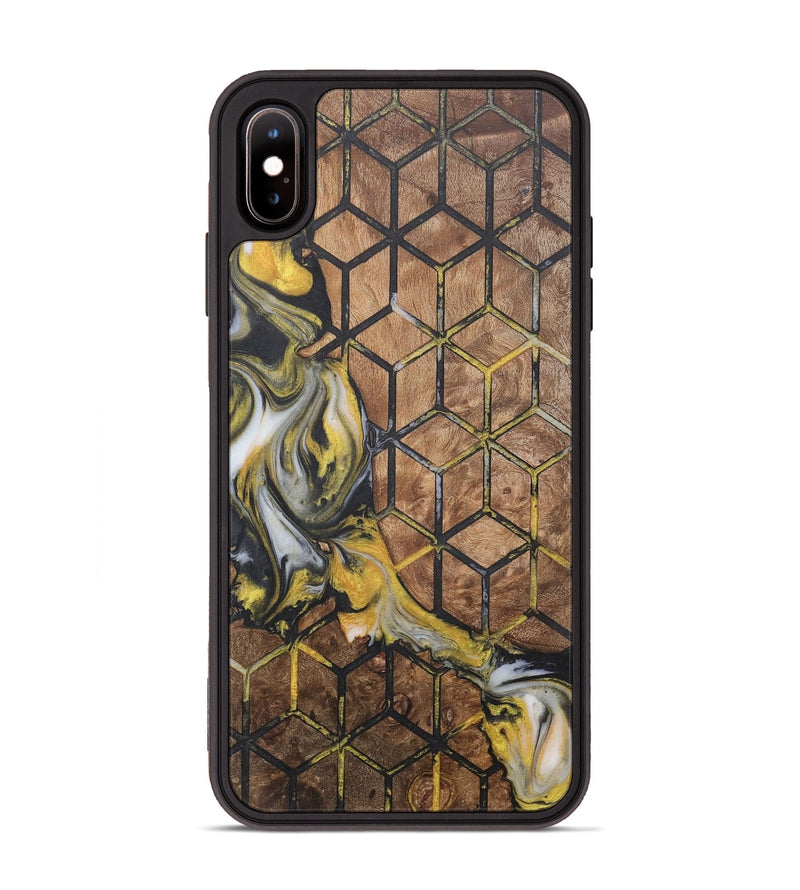 iPhone Xs Max Wood+Resin Phone Case - Owen (Pattern, 715255)