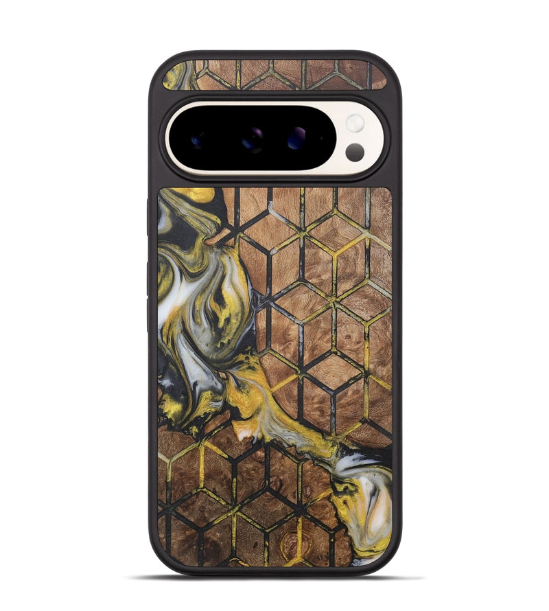 Pixel 9 Pro Wood+Resin Phone Case - Owen (Pattern, 715255)