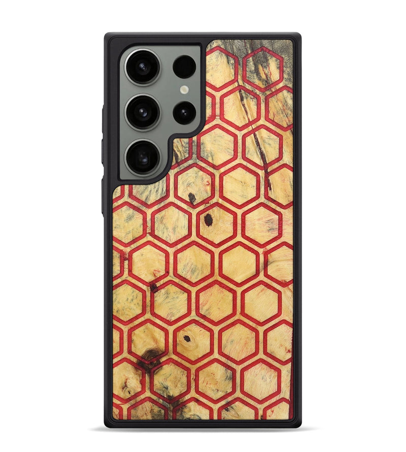 Galaxy S24 Ultra Wood+Resin Phone Case - Mitchell (Pattern, 715257)