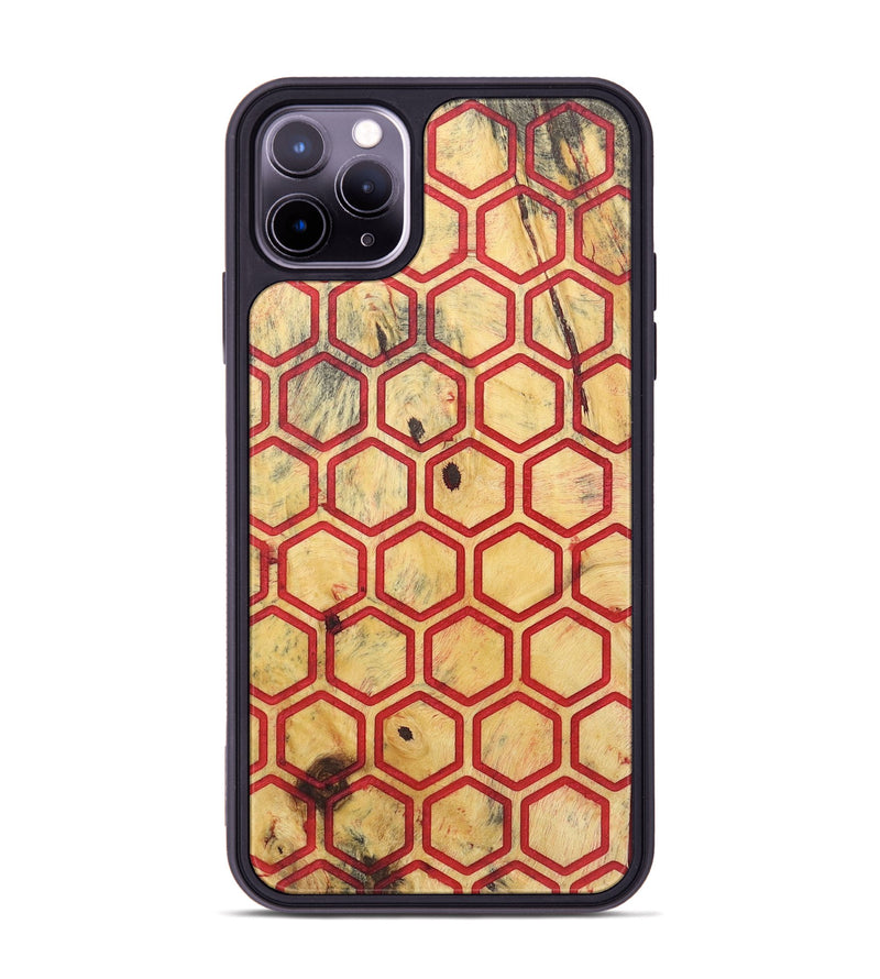 iPhone 11 Pro Max Wood+Resin Phone Case - Mitchell (Pattern, 715257)