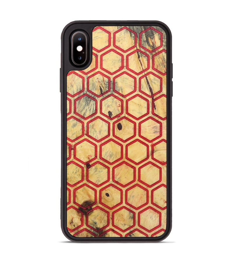 iPhone Xs Max Wood+Resin Phone Case - Mitchell (Pattern, 715257)