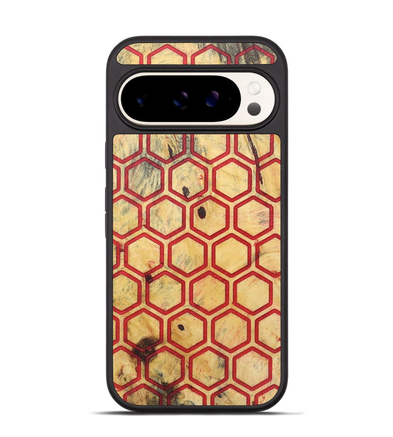 Pixel 9 Pro Wood+Resin Phone Case - Mitchell (Pattern, 715257)