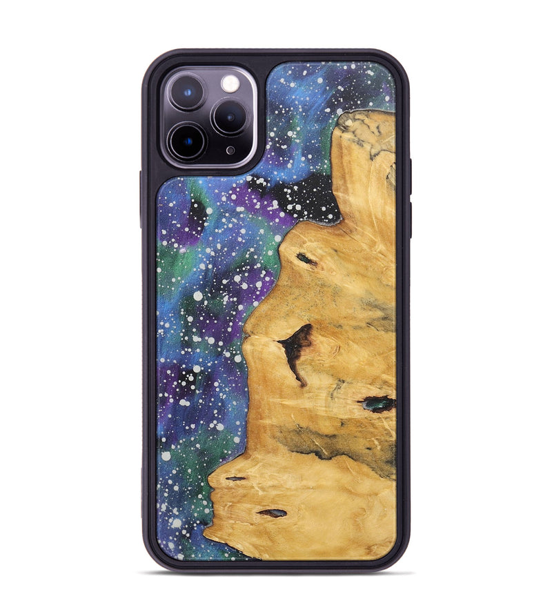 iPhone 11 Pro Max Wood+Resin Phone Case - Landyn (Cosmos, 715267)