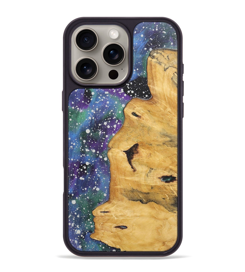 iPhone 16 Pro Max Wood+Resin Phone Case - Landyn (Cosmos, 715267)