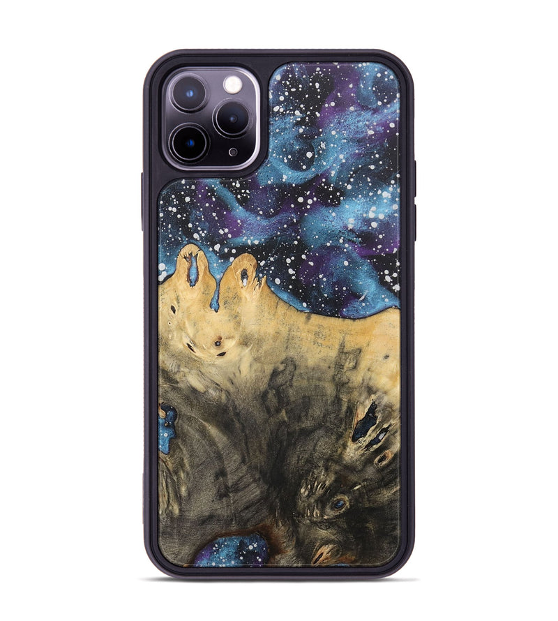 iPhone 11 Pro Max Wood+Resin Phone Case - Jakob (Cosmos, 715269)