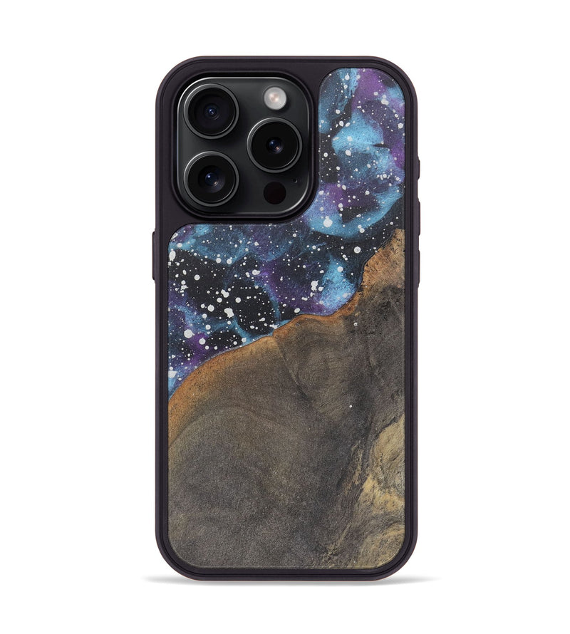 iPhone 15 Pro Wood+Resin Phone Case - Keith (Cosmos, 715271)