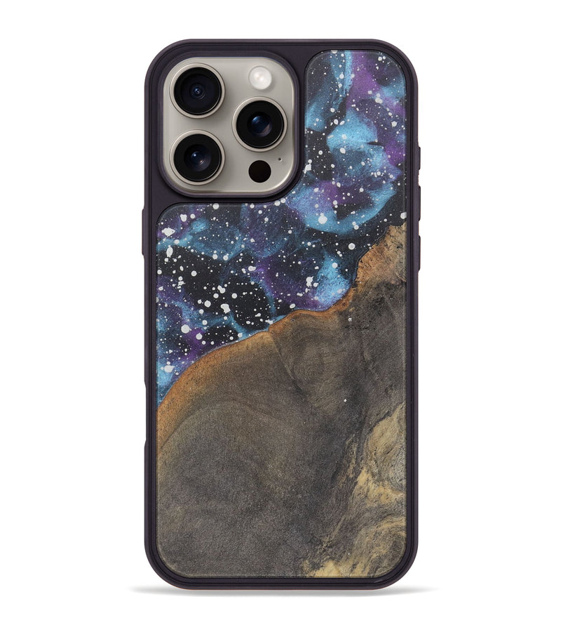 iPhone 16 Pro Max Wood+Resin Phone Case - Keith (Cosmos, 715271)