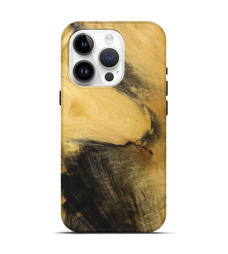 iPhone 15 Pro Wood+Resin Live Edge Phone Case - Cristian (Wood Burl, 715351)