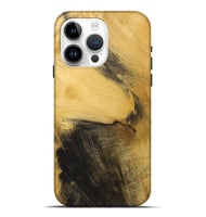 iPhone 15 Pro Max Wood+Resin Live Edge Phone Case - Cristian (Wood Burl, 715351)