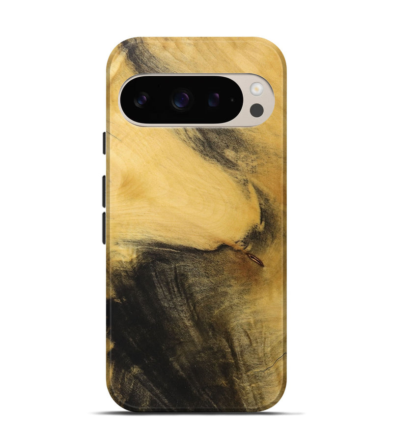 Pixel 9 Wood+Resin Live Edge Phone Case - Cristian (Wood Burl, 715351)