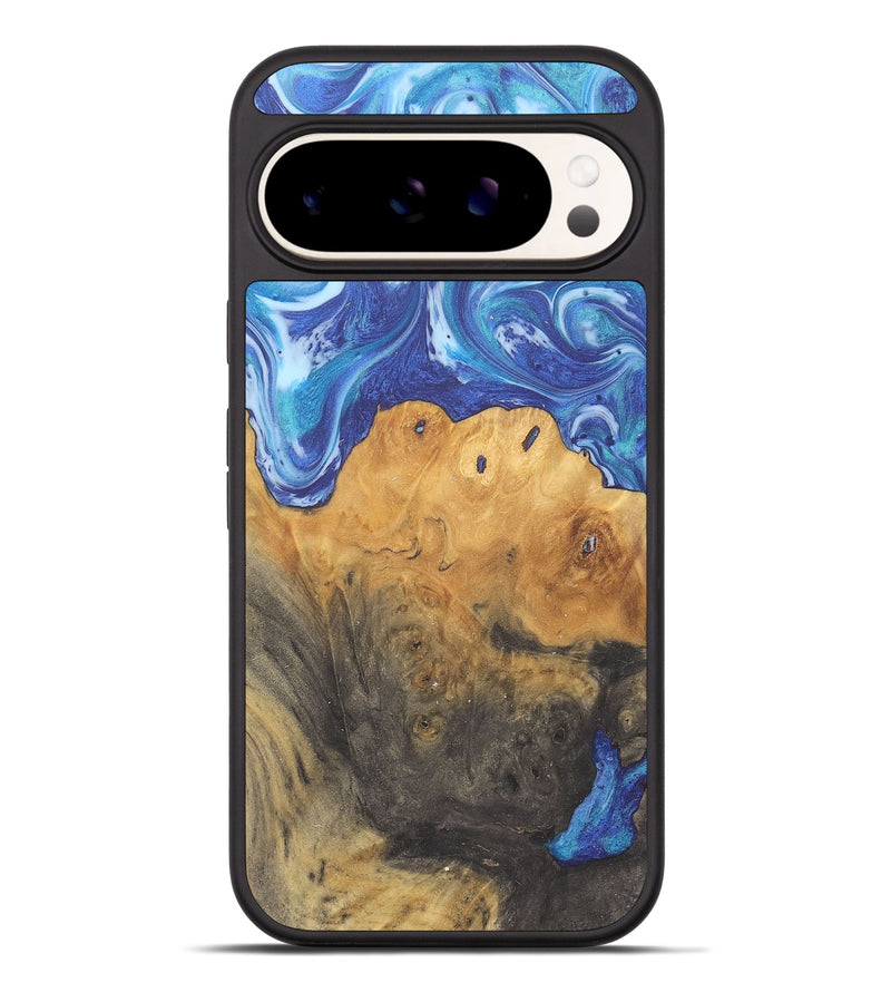 Pixel 9 Pro XL Wood+Resin Phone Case - Marla (Blue, 715527)