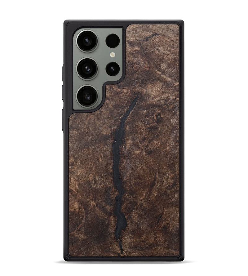 Galaxy S24 Ultra Wood+Resin Phone Case - Jazlyn (Wood Burl, 715554)