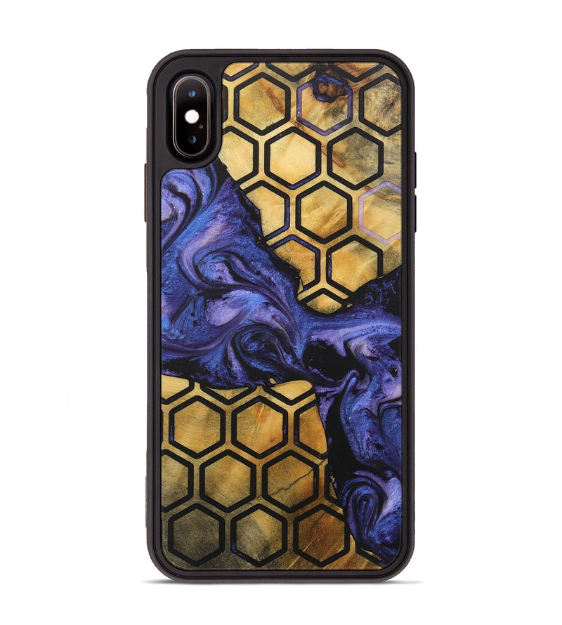 iPhone Xs Max Wood+Resin Phone Case - Teri (Pattern, 715594)