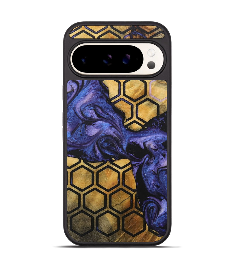 Pixel 9 Pro Wood+Resin Phone Case - Teri (Pattern, 715594)