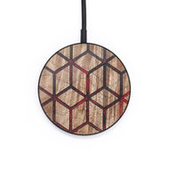 Circle Wood+Resin Wireless Charger - Janice (Pattern, 715624)