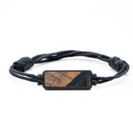 Classic Wood+Resin Bracelet - Nina (Teal & Gold, 715638)