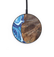 Circle Wood+Resin Wireless Charger - Zachary (Blue, 715722)