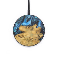 Circle Wood+Resin Wireless Charger - Delores (Blue, 715749)