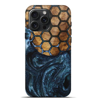 iPhone 16 Pro Max Wood+Resin Live Edge Phone Case - Crystal (Pattern, 715841)