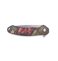 EDC Wood+Resin Pocket Knife - Carissa (Red, 715866)