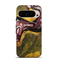 Pixel 9 Pro Wood+Resin Live Edge Phone Case - Ronnie (Red, 715922)