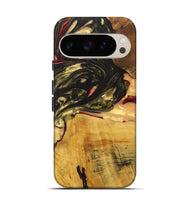 Pixel 9 Pro Wood+Resin Live Edge Phone Case - Chloe (Red, 715924)