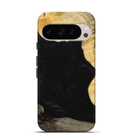 Pixel 9 Pro Wood+Resin Live Edge Phone Case - Talan (Pure Black, 715929)