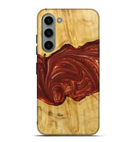 Galaxy S23 Plus Wood+Resin Live Edge Phone Case - Perry (Red, 715930)