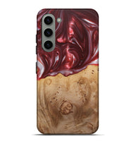 Galaxy S23 Plus Wood+Resin Live Edge Phone Case - Ezra (Red, 715935)