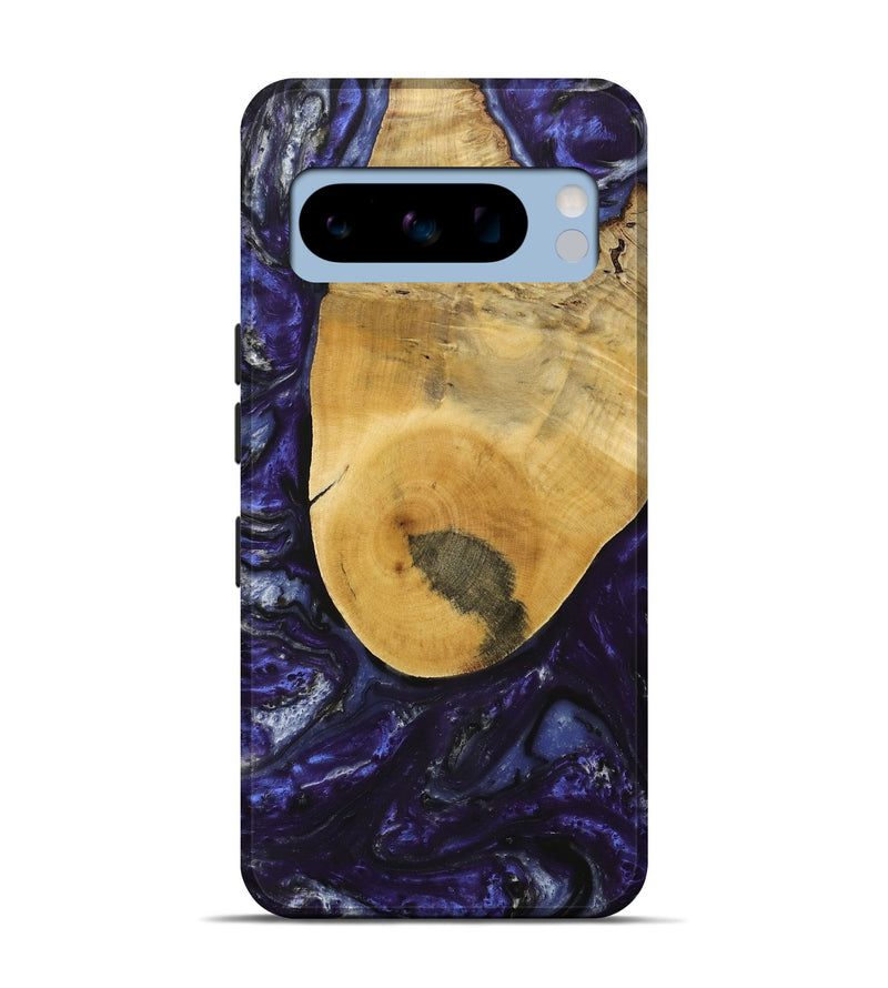 Pixel 8 Pro Wood+Resin Live Edge Phone Case - Asia (Purple, 715944)