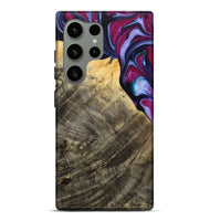 Galaxy S24 Ultra Wood+Resin Live Edge Phone Case - Eunice (Purple, 715946)