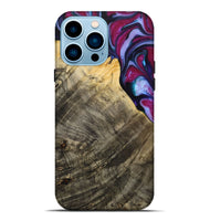 iPhone 14 Pro Max Wood+Resin Live Edge Phone Case - Eunice (Purple, 715946)