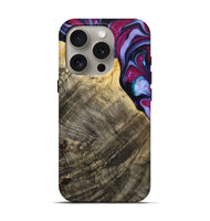 iPhone 16 Pro Wood+Resin Live Edge Phone Case - Eunice (Purple, 715946)