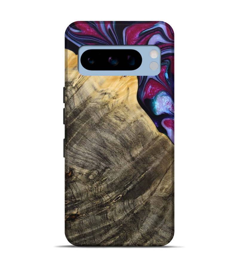 Pixel 8 Pro Wood+Resin Live Edge Phone Case - Eunice (Purple, 715946)