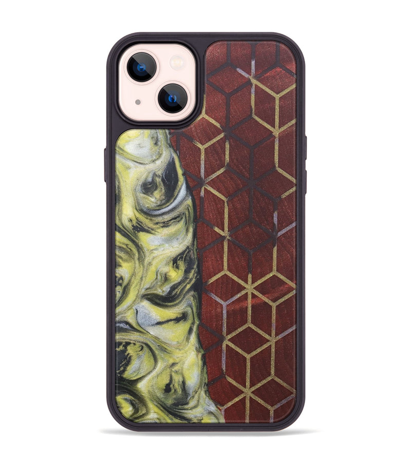 iPhone 14 Plus Wood+Resin Phone Case - Kenny (Pattern, 715957)