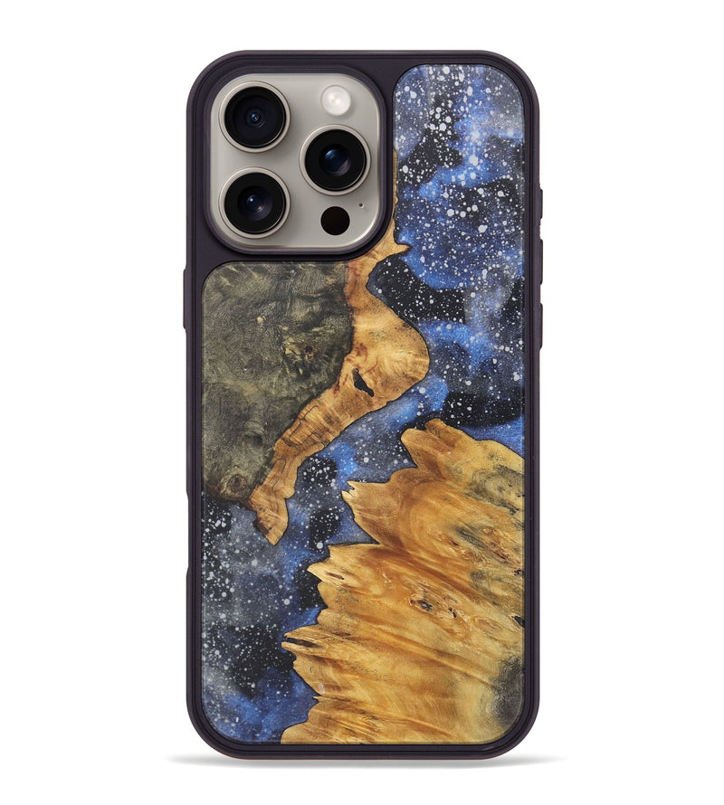 iPhone 16 Pro Max Wood+Resin Phone Case - Marlene (Cosmos, 715973)