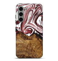 Galaxy S23 Plus Wood+Resin Live Edge Phone Case - Betty (Red, 716087)