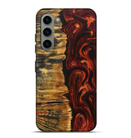 Galaxy S23 Plus Wood+Resin Live Edge Phone Case - Ann (Red, 716088)