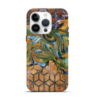 iPhone 15 Pro Wood+Resin Live Edge Phone Case - Nolan (Pattern, 716099)