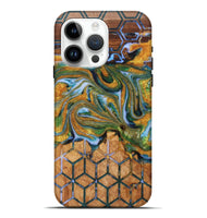 iPhone 15 Pro Max Wood+Resin Live Edge Phone Case - Nolan (Pattern, 716099)